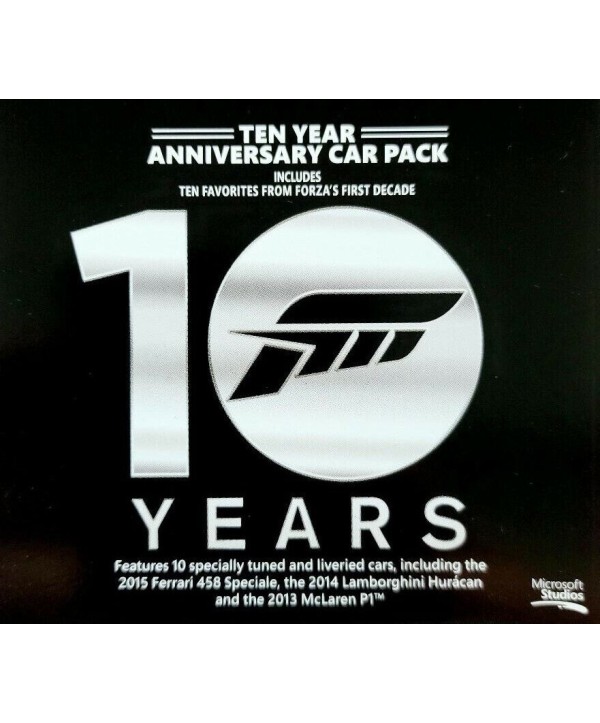 Forza Motorsport 6 - Ten Year Anniversary Car Pack DLC XBOX One Xbox One Key 